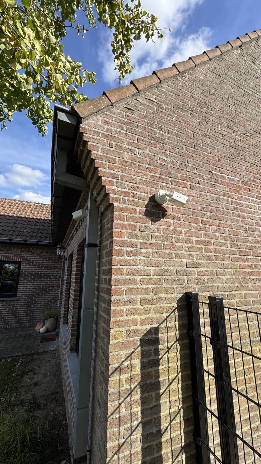 Façade équipée de caméras Secure-Elec